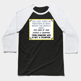 Are you a champion? Baseball T-Shirt